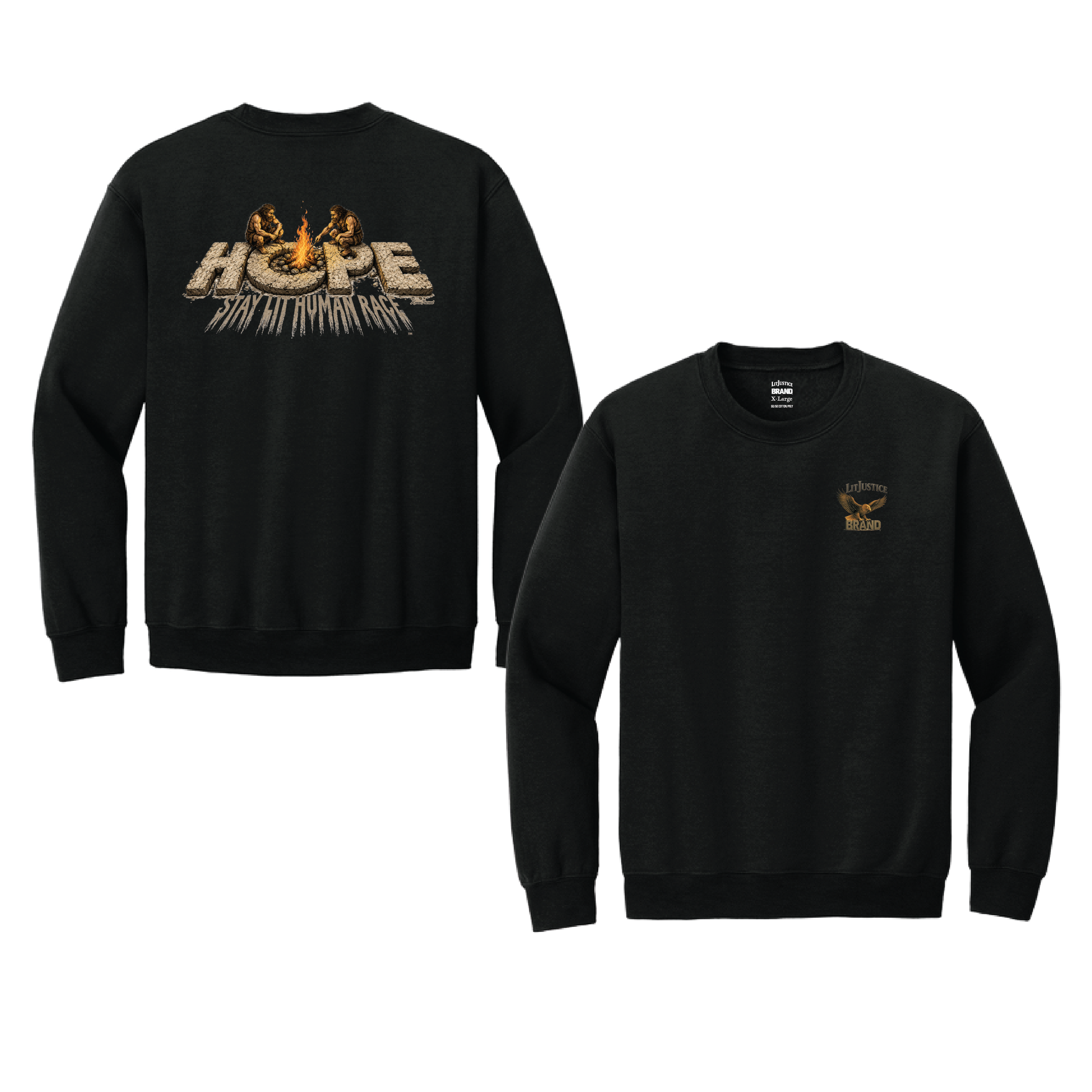 LitJustice Brand - Hope CREWNECK