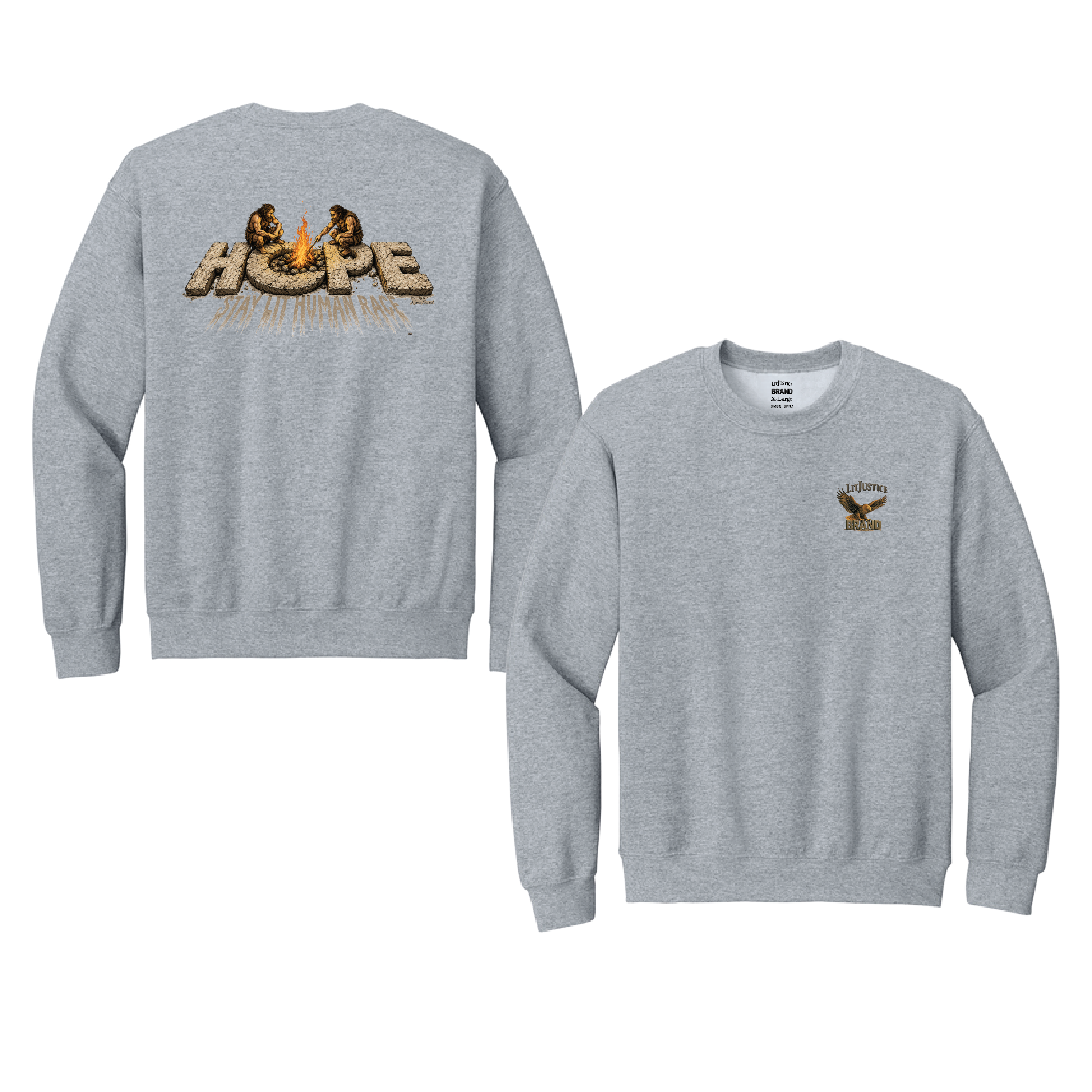 LitJustice Brand - Hope CREWNECK