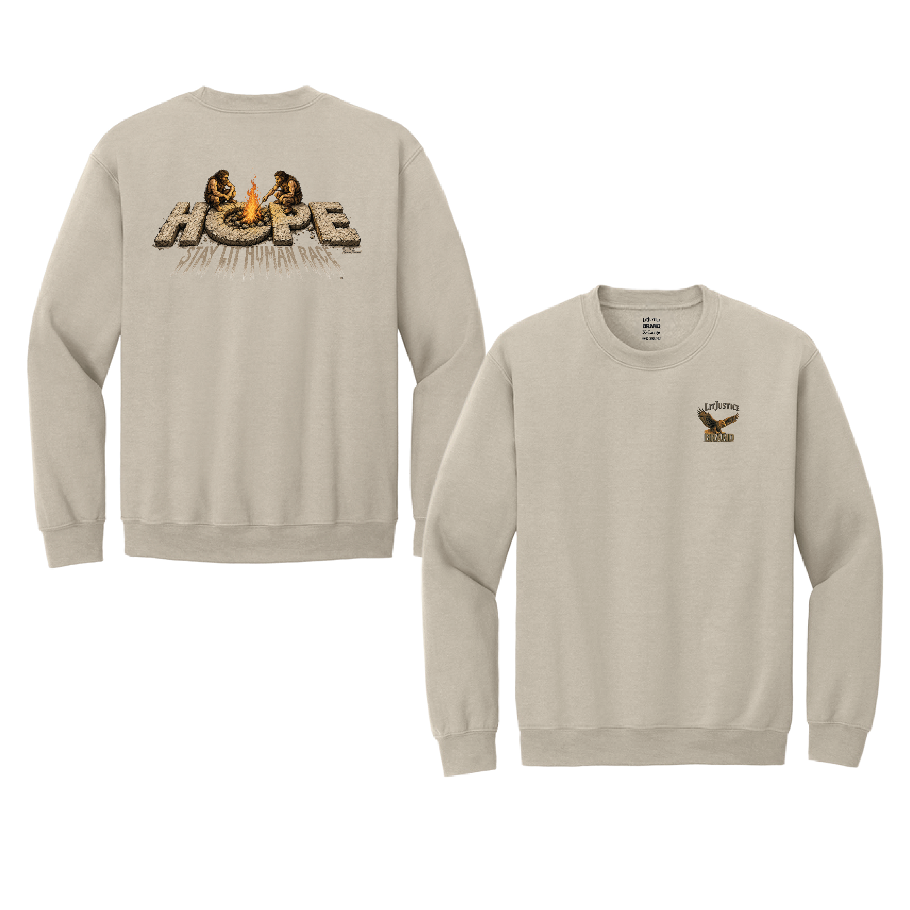 LitJustice Brand - Hope CREWNECK