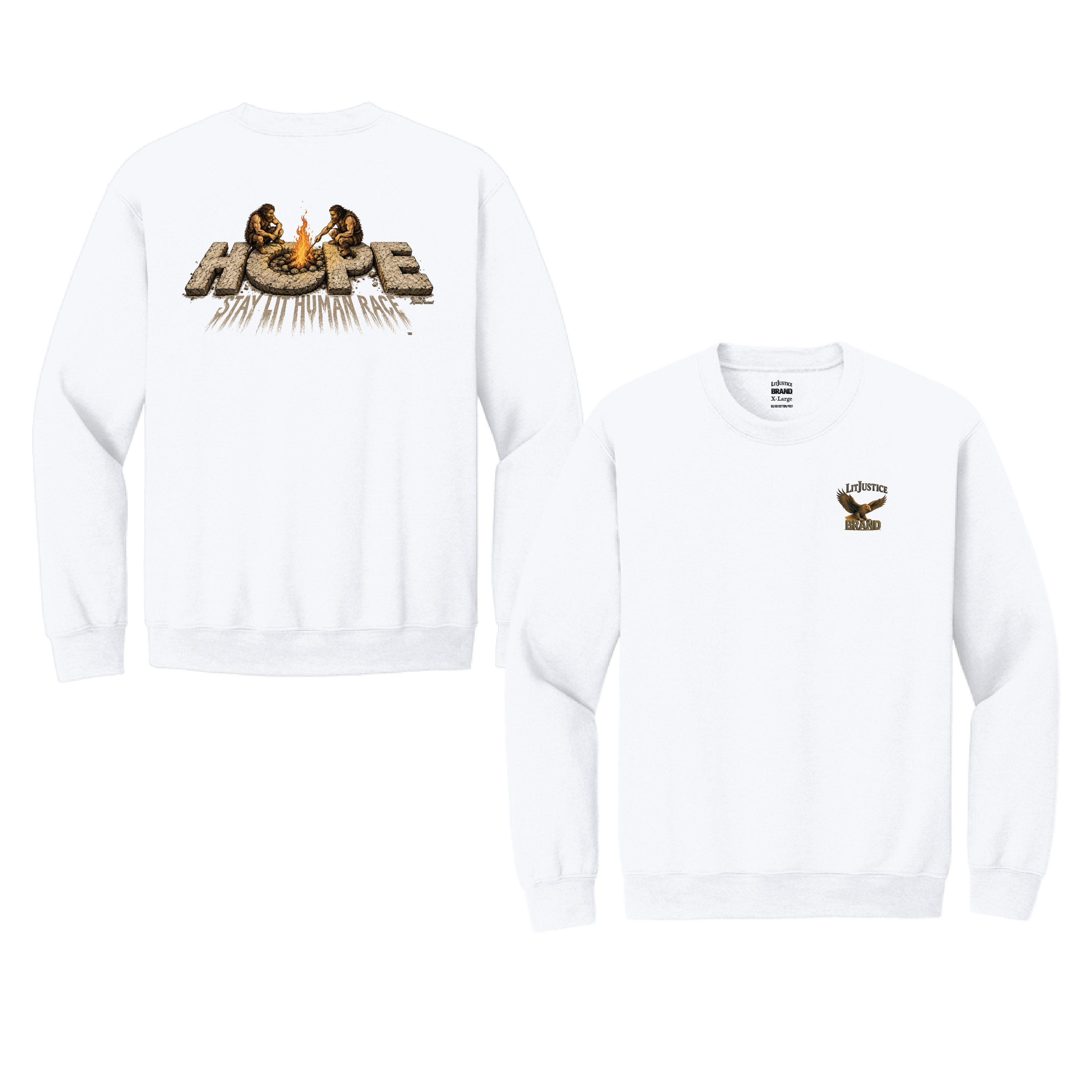 LitJustice Brand - Hope CREWNECK