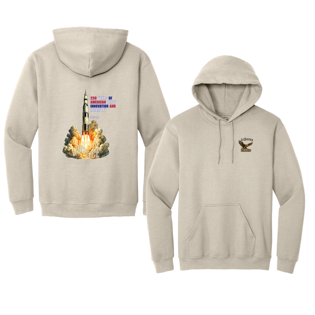 LitJustice Brand - Apollo Rocket HOODIE