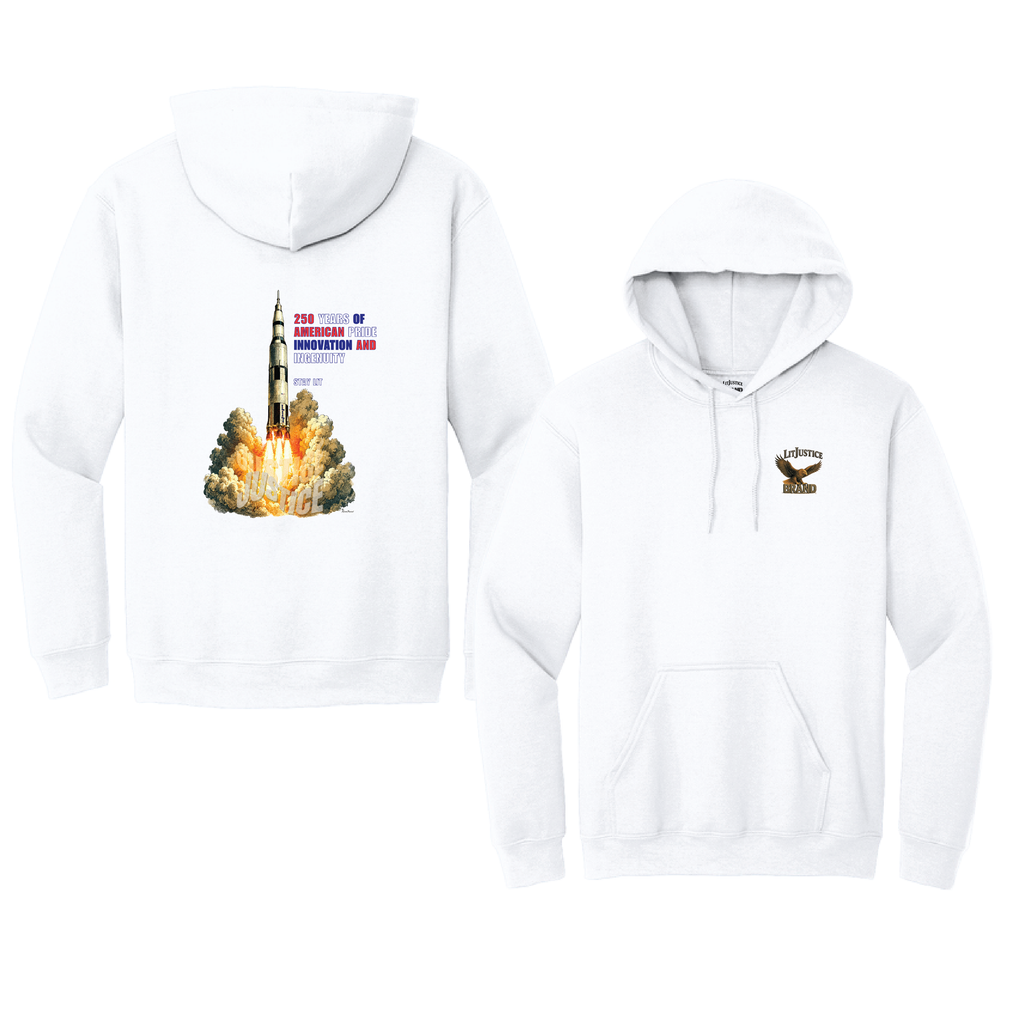 LitJustice Brand - Apollo Rocket HOODIE