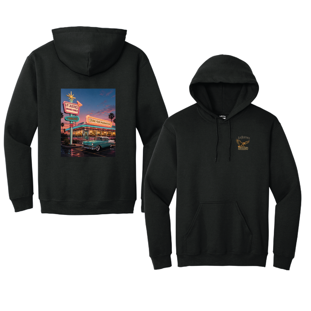 LitJustice Brand - Diner HOODIE
