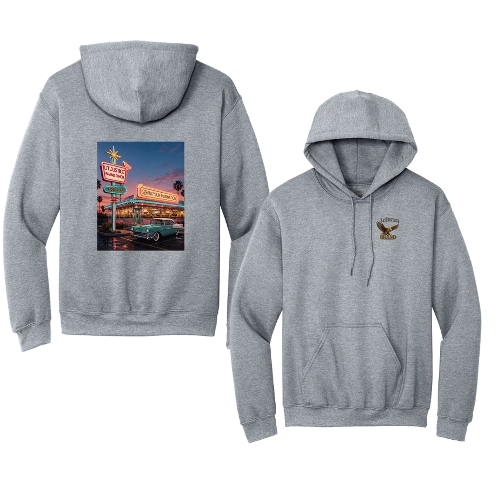 LitJustice Brand - Diner HOODIE