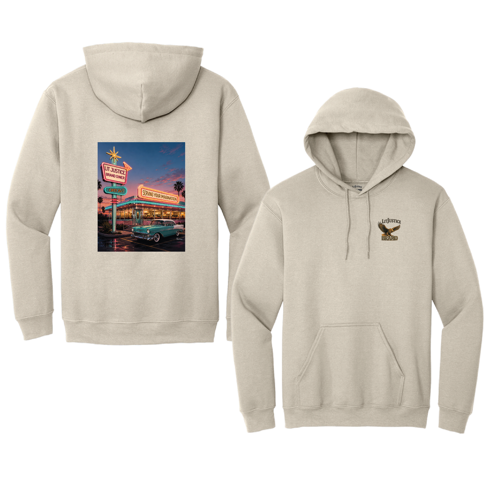 LitJustice Brand - Diner HOODIE