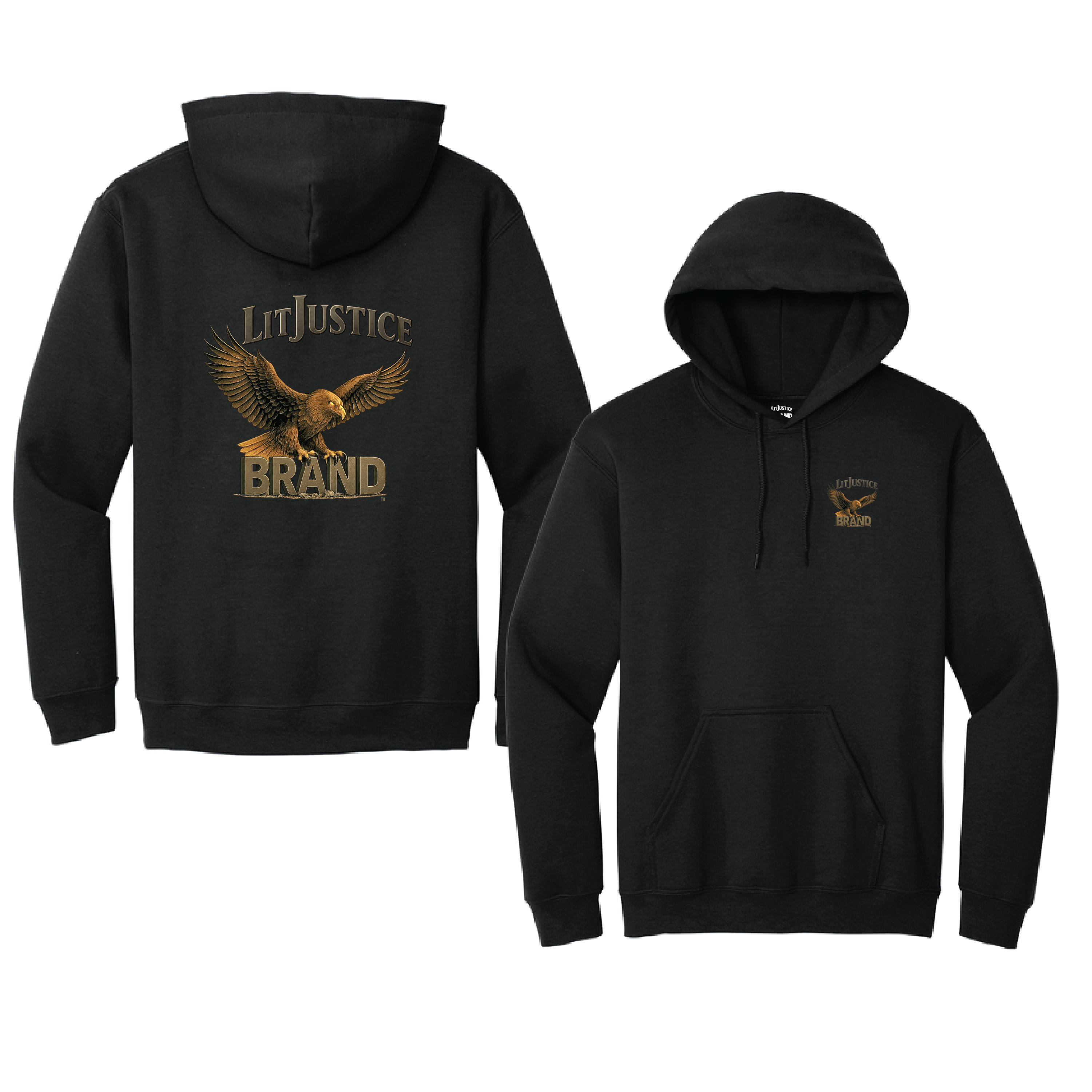 LitJustice Brand - Eagle HOODIE