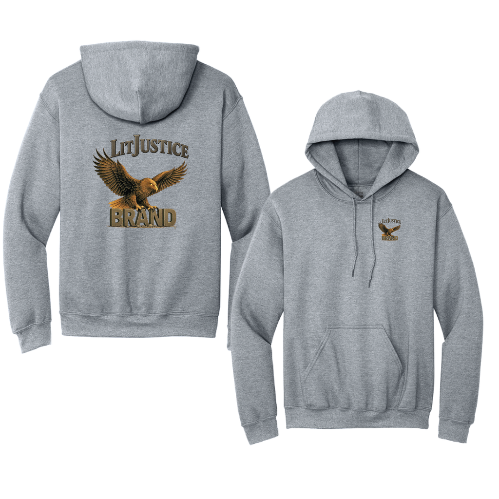 LitJustice Brand - Eagle HOODIE