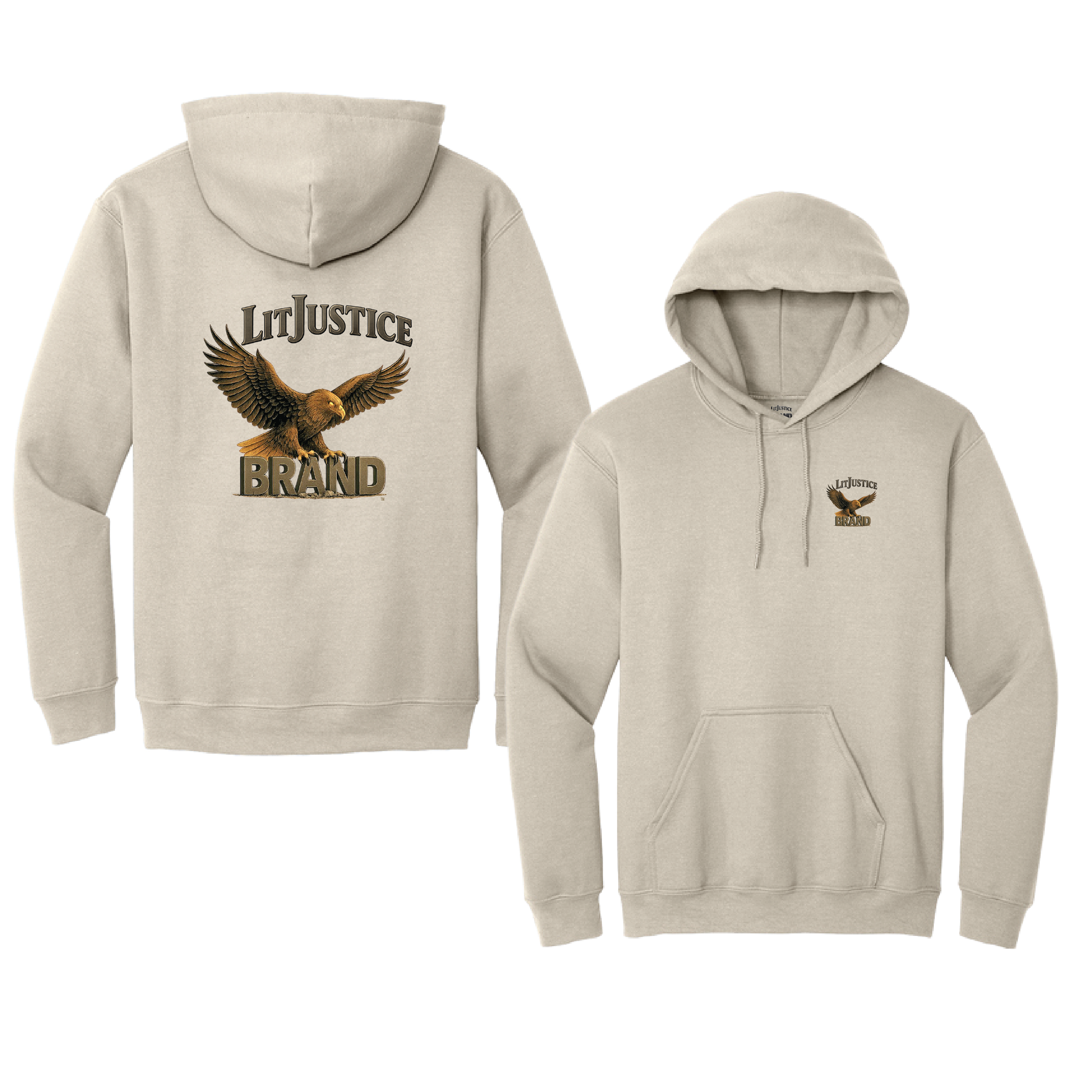 LitJustice Brand - Eagle HOODIE