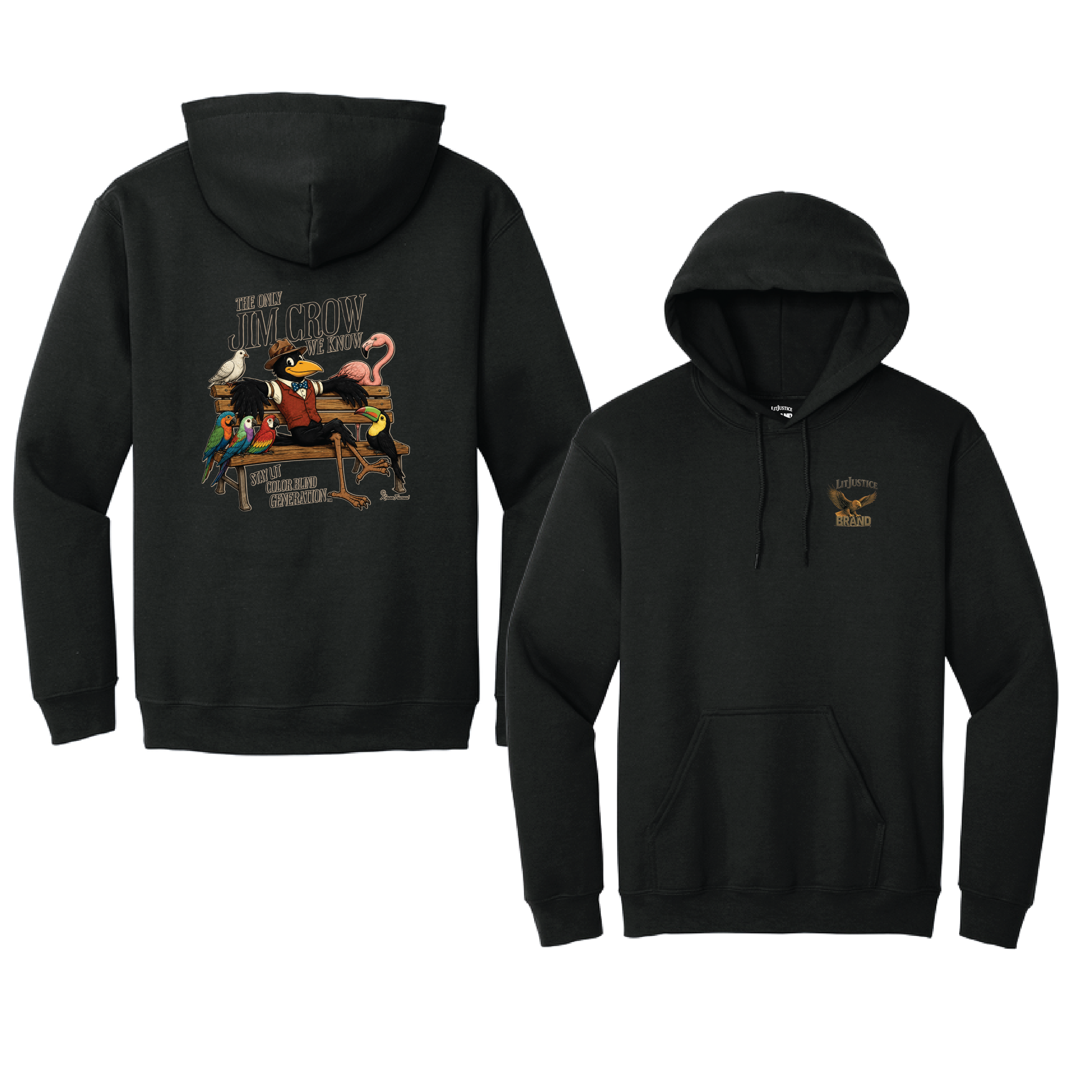 LitJustice Brand - Jim Crow HOODIE