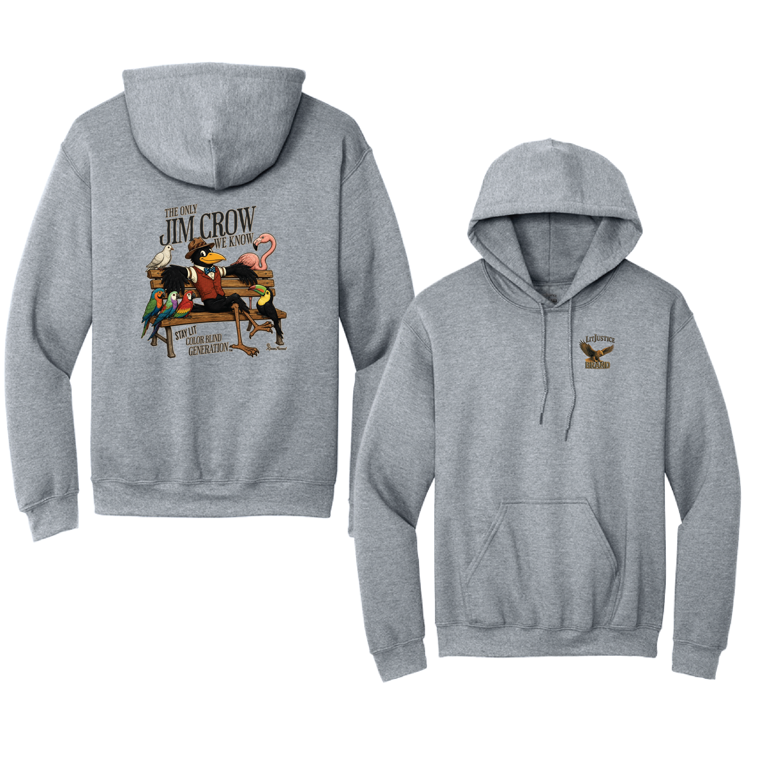 LitJustice Brand - Jim Crow HOODIE