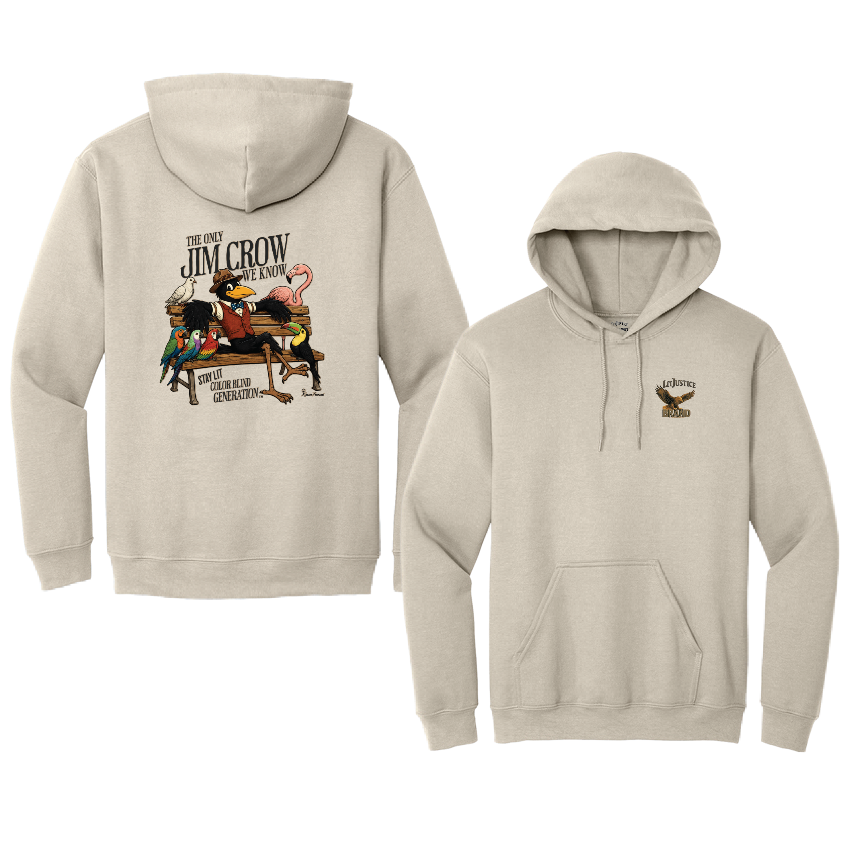 LitJustice Brand - Jim Crow HOODIE