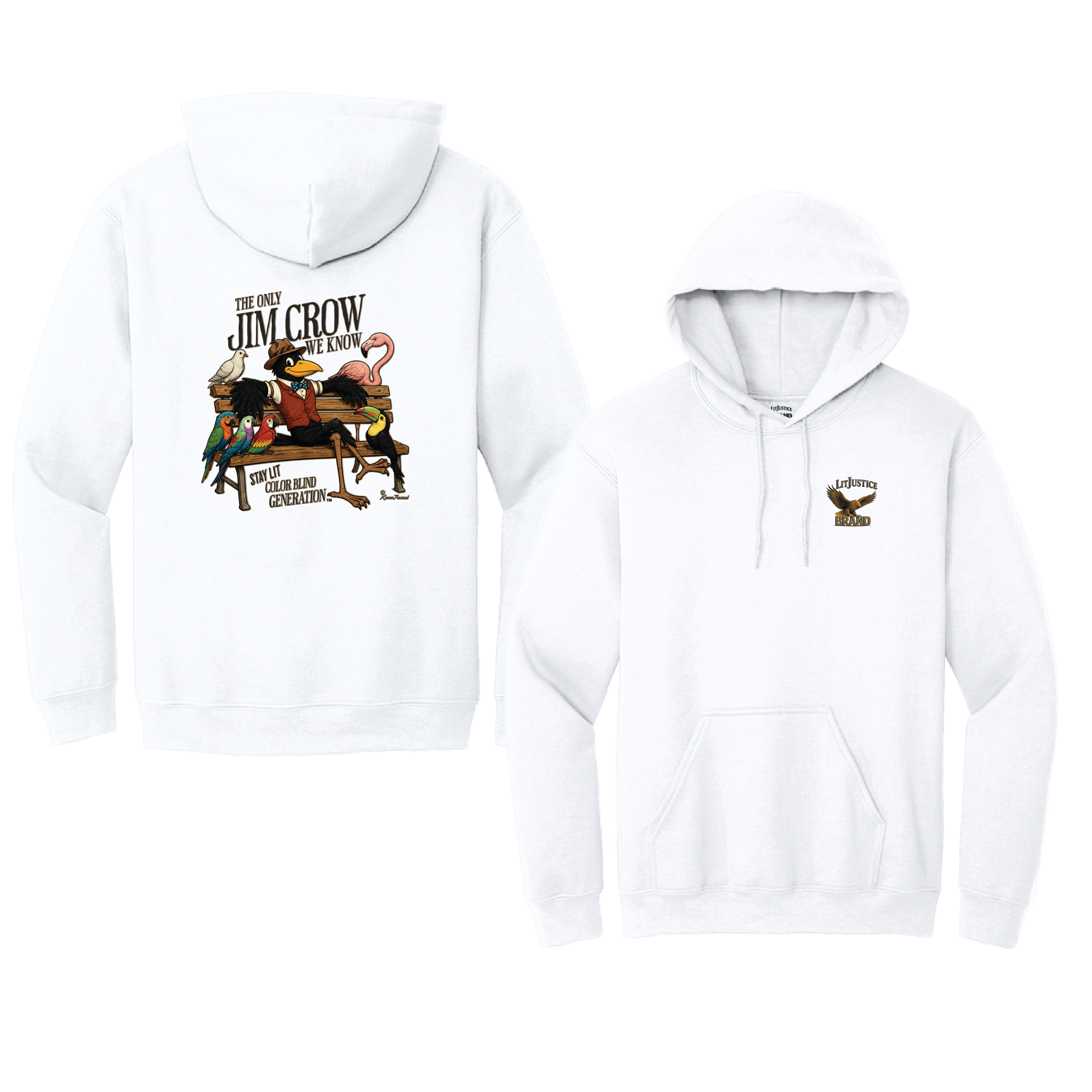 LitJustice Brand - Jim Crow HOODIE