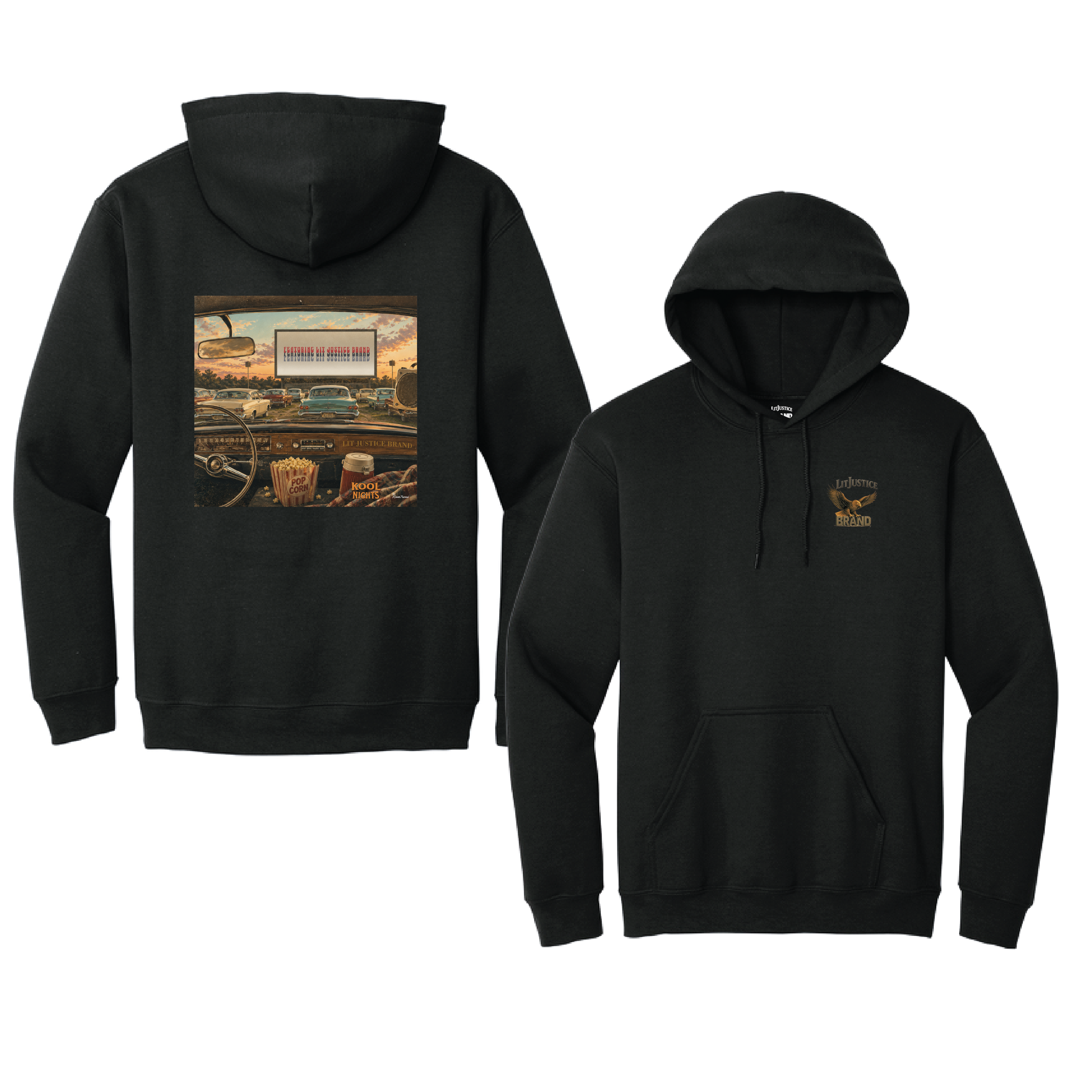 LitJustice Brand - Kool Nights HOODIE