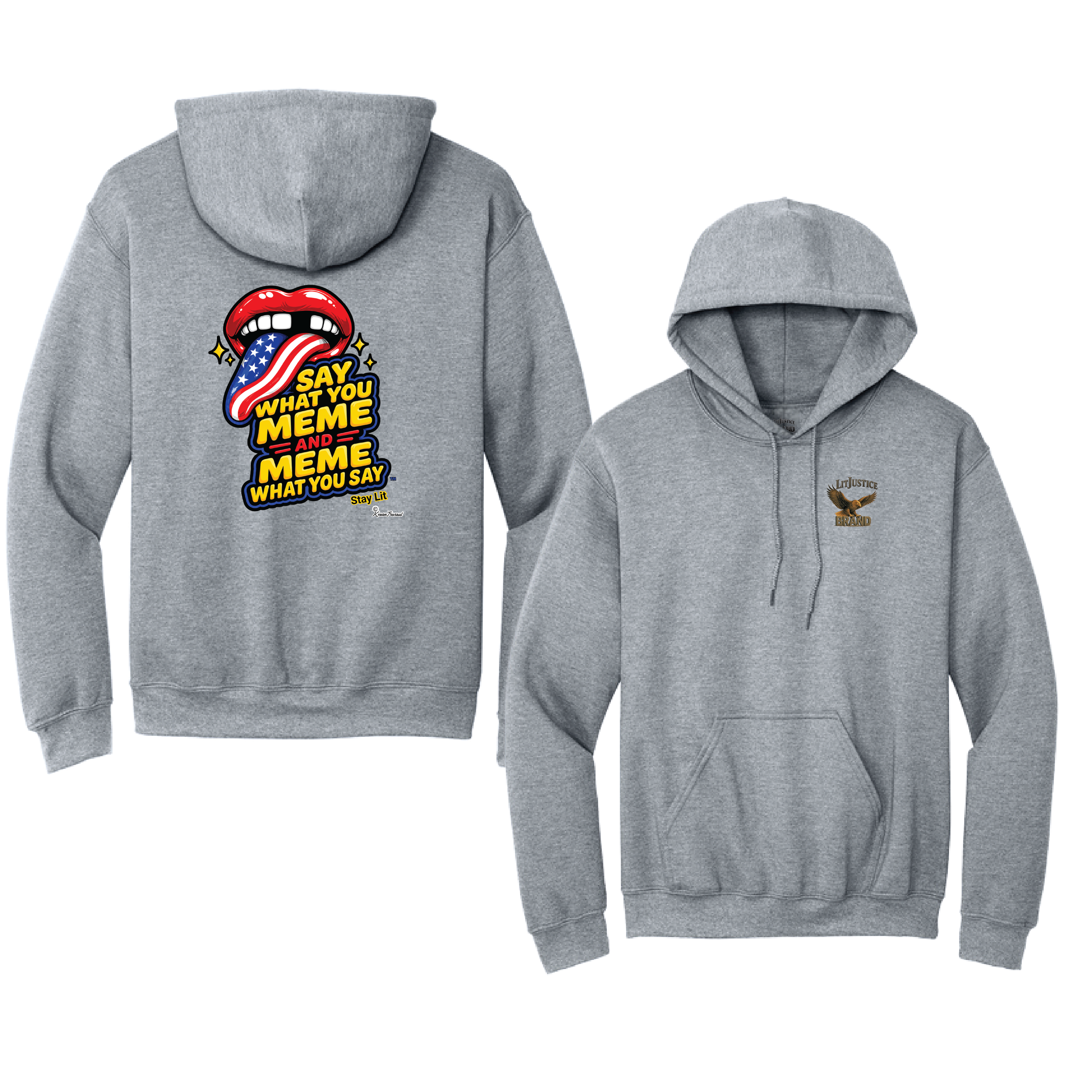 LitJustice Brand - Meme HOODIE