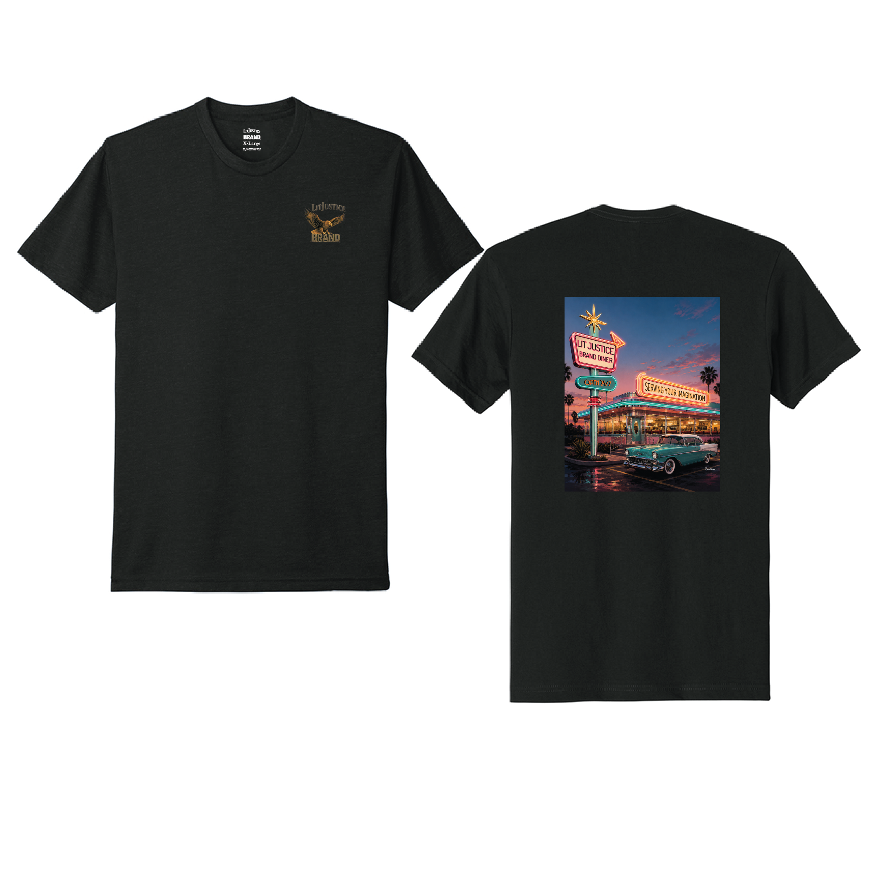 LitJustice Brand - Diner TEE