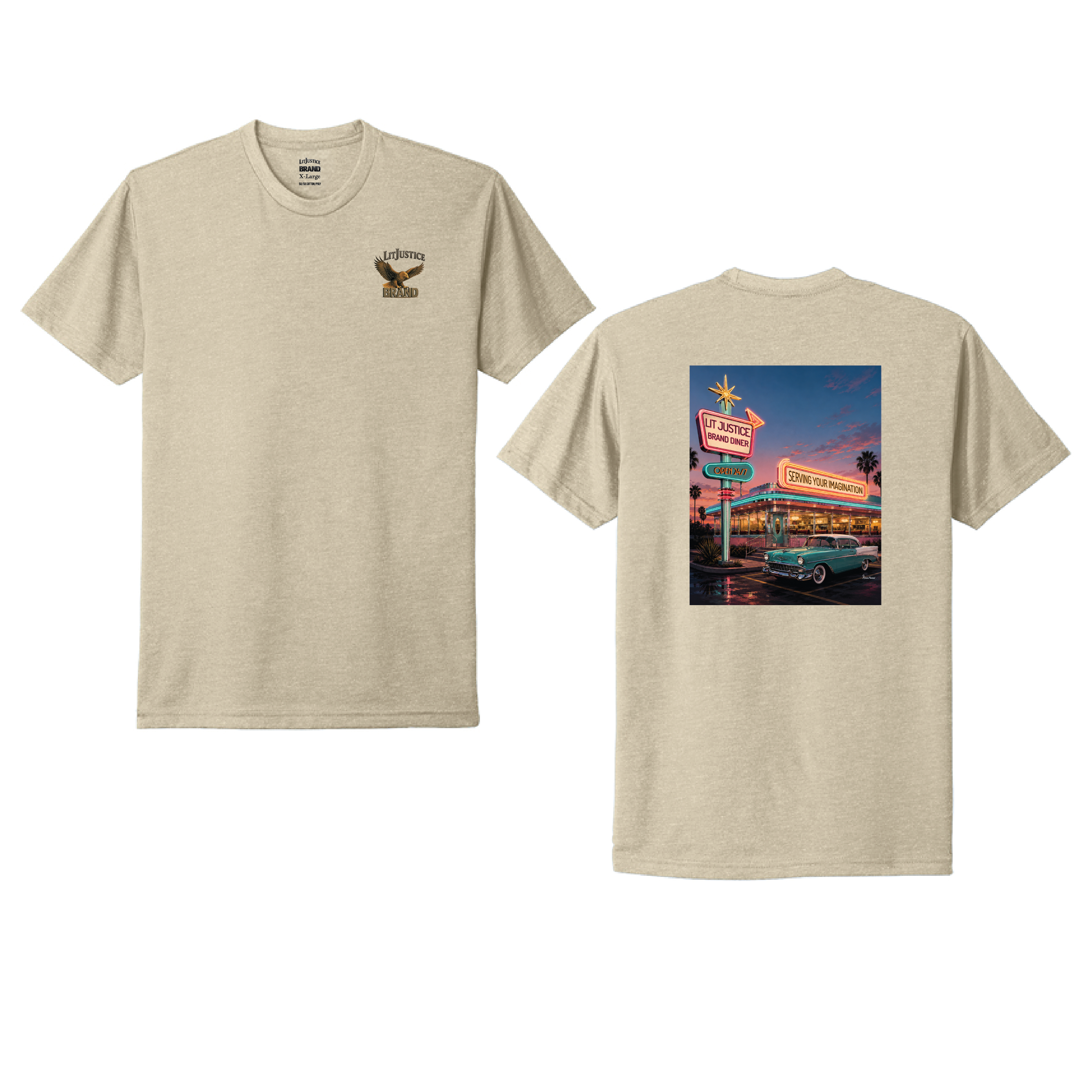 LitJustice Brand - Diner TEE