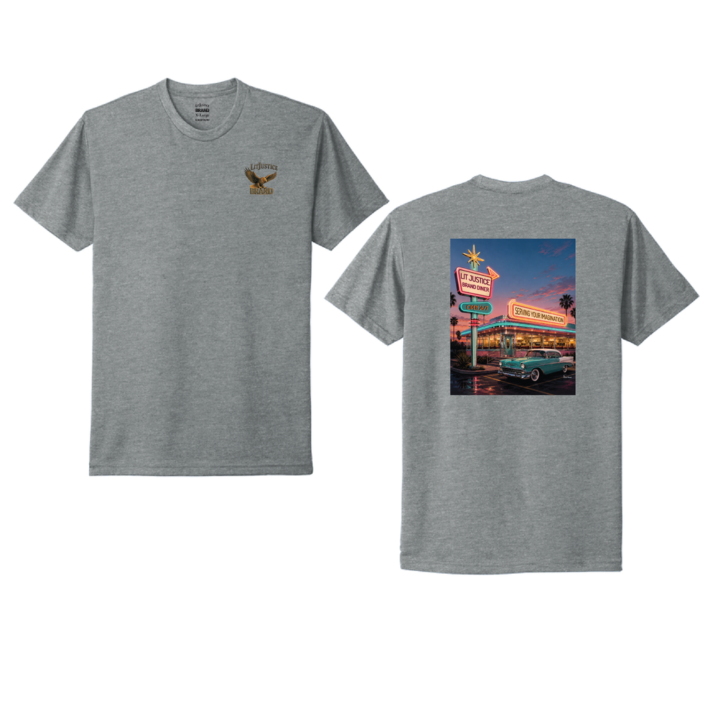 LitJustice Brand - Diner TEE