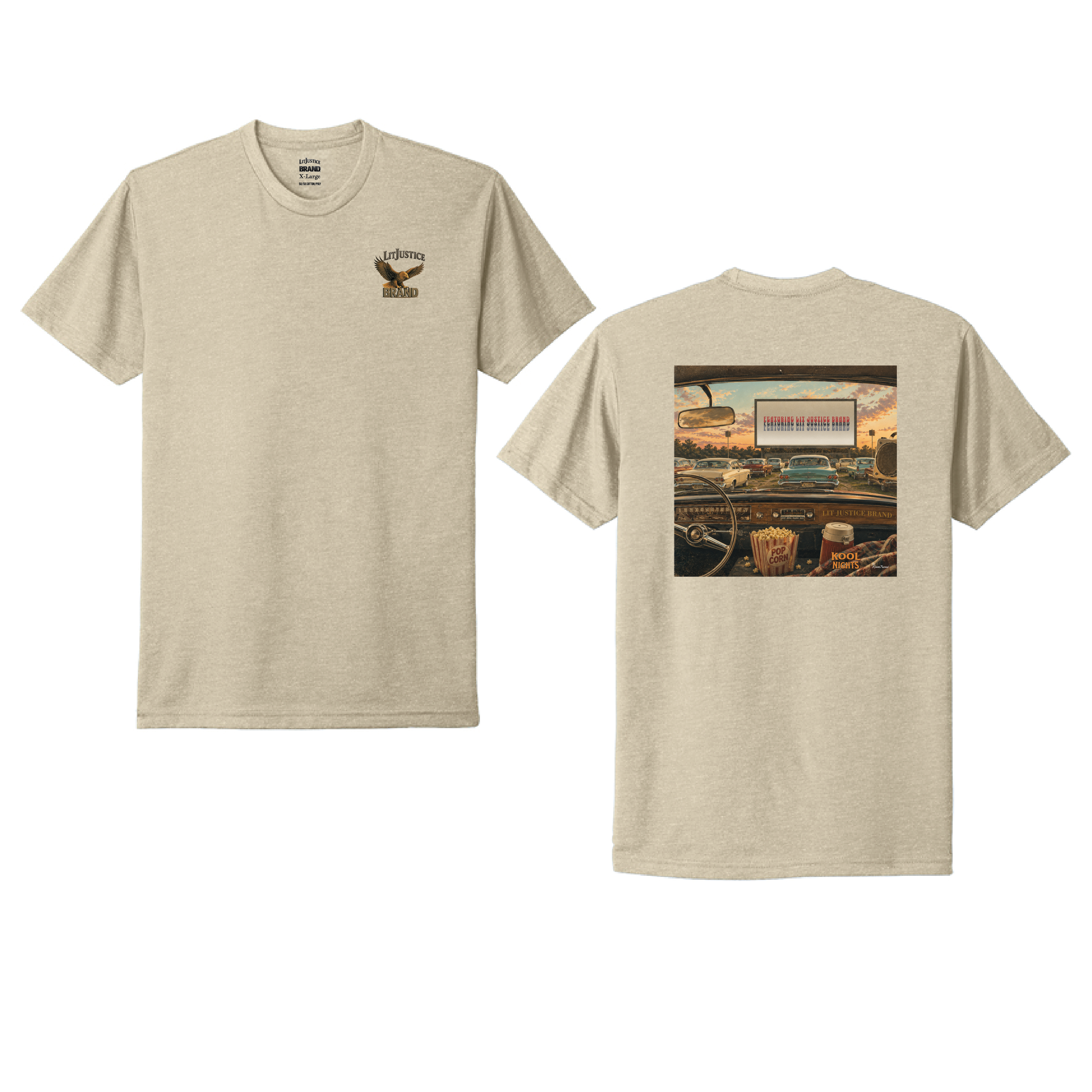 LitJustice Brand - Kool Nights TEE